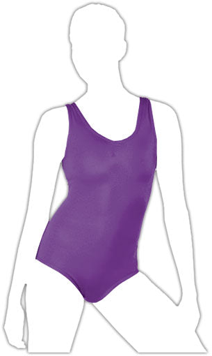 Crazy Chick Girls Purple Sleeveless Leotard