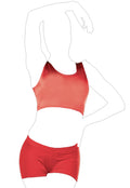 Crazy Chick Girls Red Crop Top