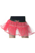 Crazy Chick Girls Sequin 4 Layers Pink TuTu Skirt