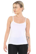 Crazy Chick Adult Microfibre White Vest Top