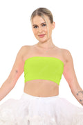 Crazy Chick Adult Yellow Boob Tube