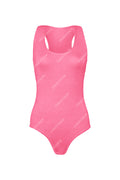 Crazy Chick Adult Microfibre Pink Sleeveless Leotard