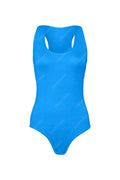 Crazy Chick Adult Microfibre Turquoise Sleeveless Leotard