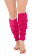 Crazy Chick Plain Neon Pink Legwarmers
