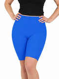 Crazy Chick Adult Royal Blue Microfibre Cycling Shorts for Sports and Gym