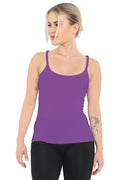 Crazy Chick Adult Microfibre Purple Vest Top
