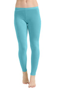 Crazy Chick Adult Microfibre Turquoise Leggings