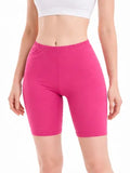Crazy Chick Adult Pink Microfibre Cycling Shorts for Sports and Gym