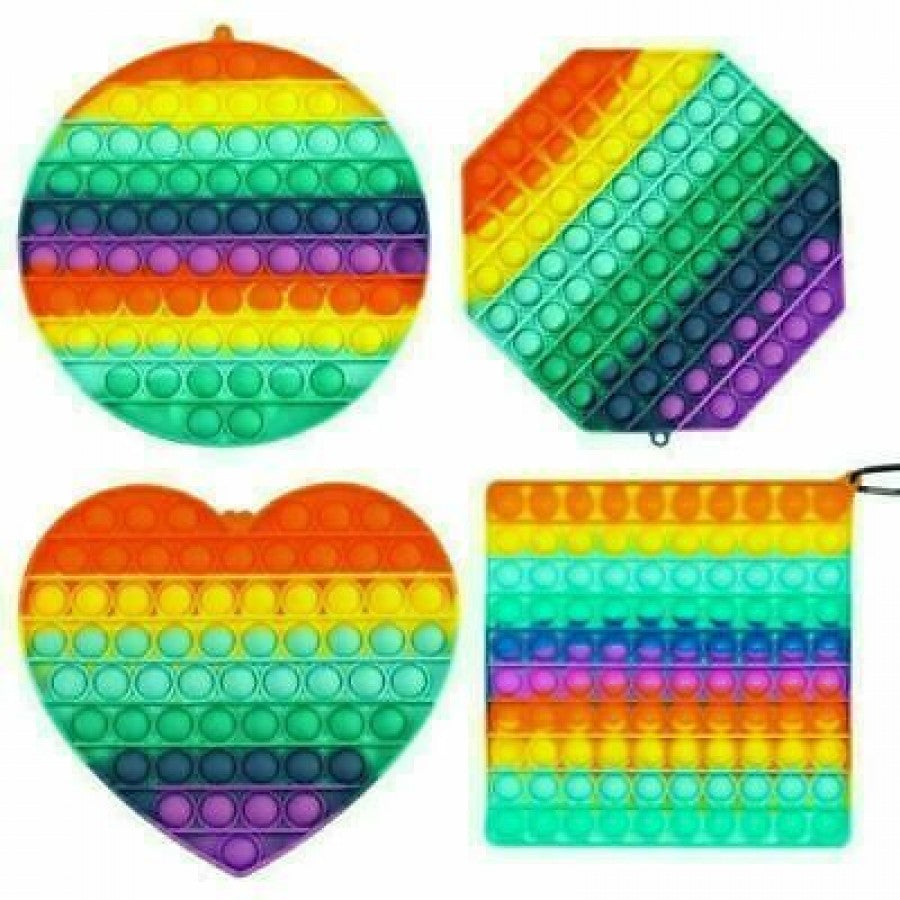 12x Giant 20Cm Rainbow Poppit S070