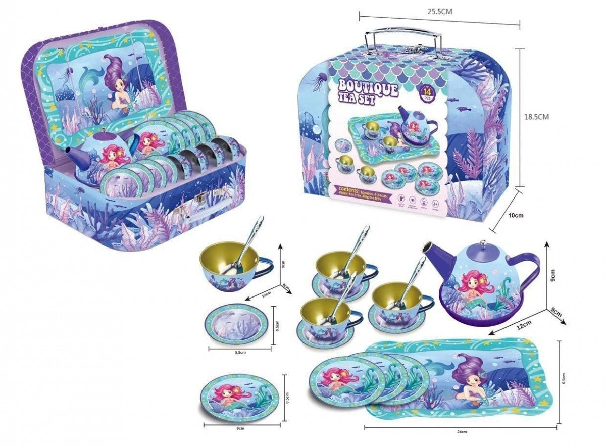9798-16A Mermaid Boutique Tea Set 15pcs