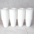White Plastic Party Soft Drink Cups White Disposable Party BBQ Cups 100 Pack MX7002