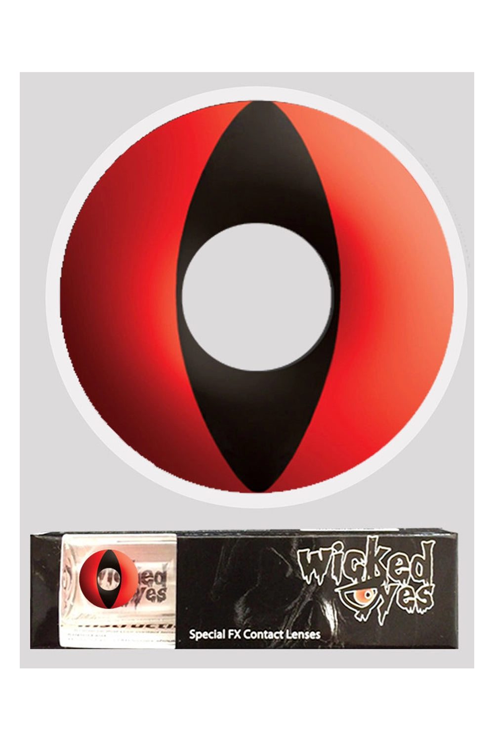 Wicked Eyes Daily Fashion Lenses Red Cat