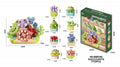 BB035 Succulents 8-in-1 Potted Plants Building Blocks Set – 770pcs