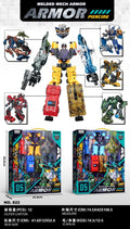 822 5-in-1 Transforming Robot Action Figure – Ultimate Robot-to-Car Transformation!