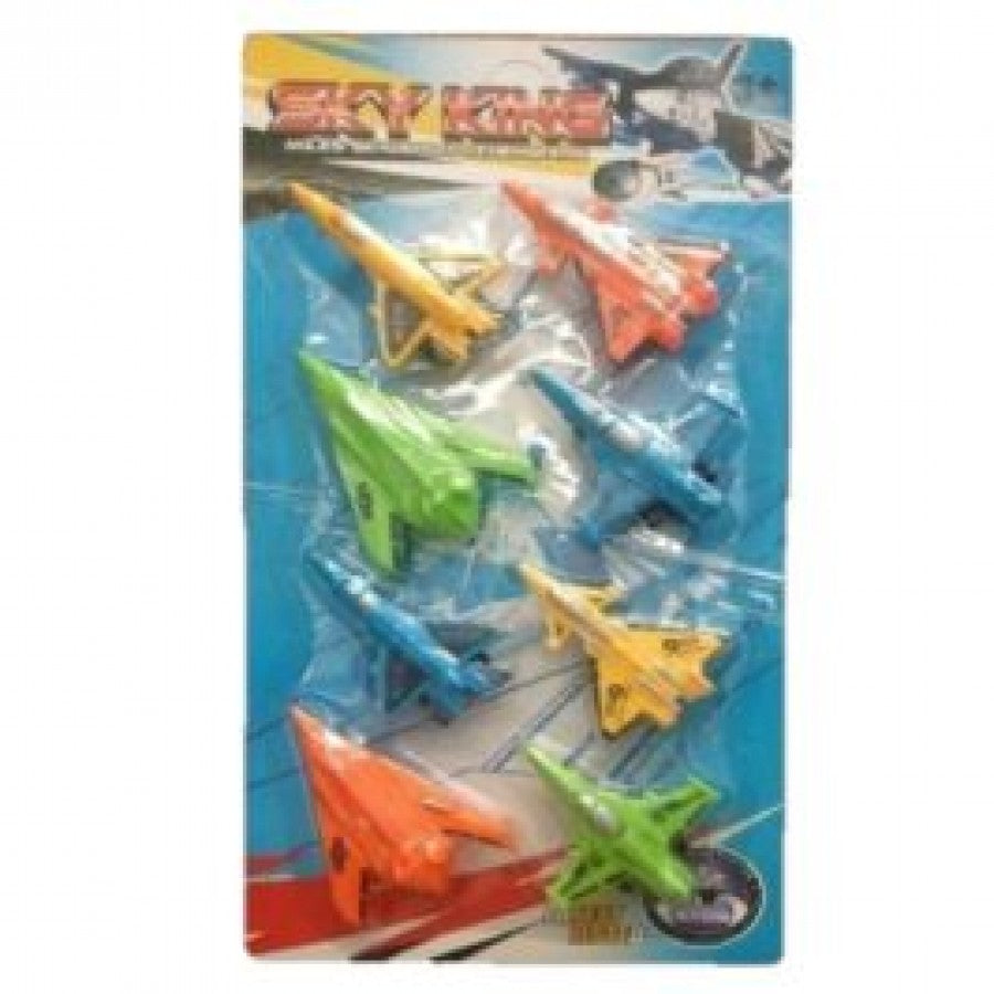 Y0011-2B 8Pk Fighter Jet Card Toy