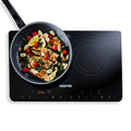Glass Electric Digital Portable Induction Cooker Hot Plate Hob Double 2800W GIC33021UK