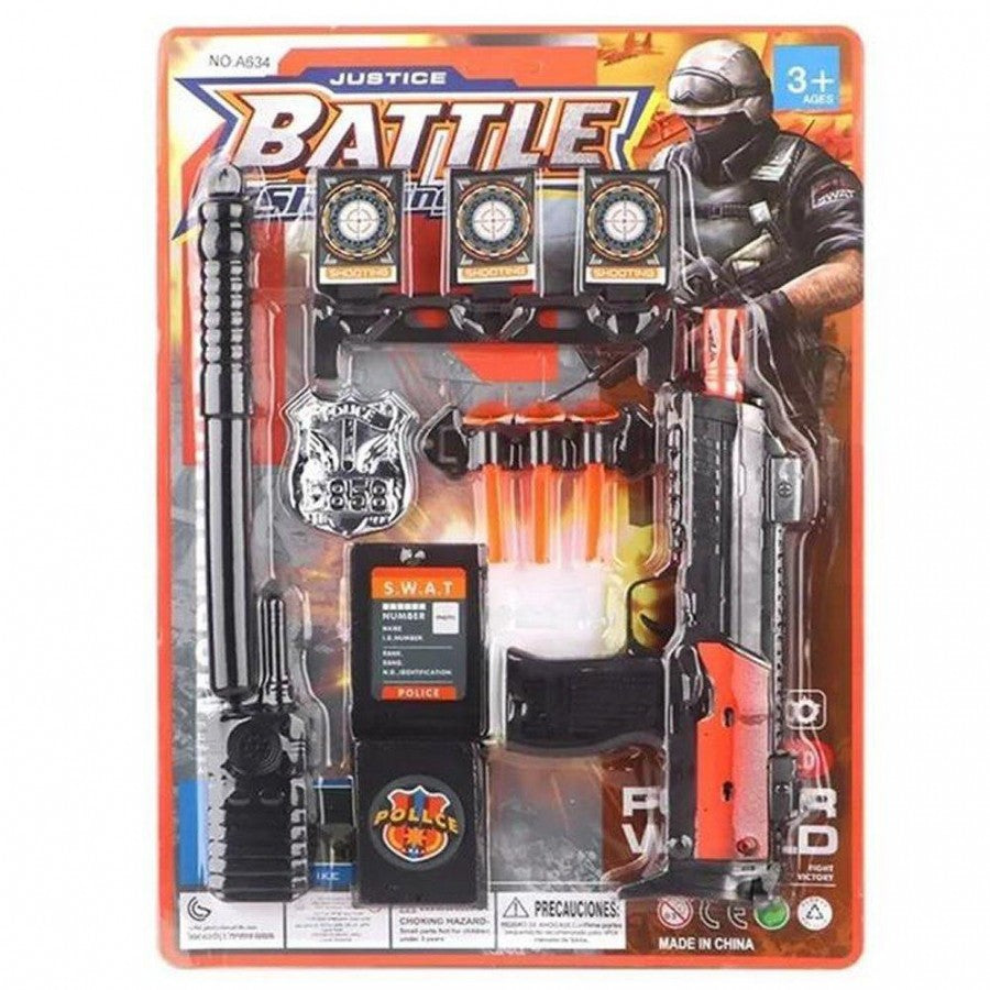 A634 Battle Gun &amp; Accessories Set Card Toys
