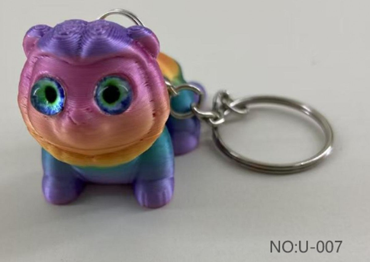 U-007 x12 3D Puppy Keyring