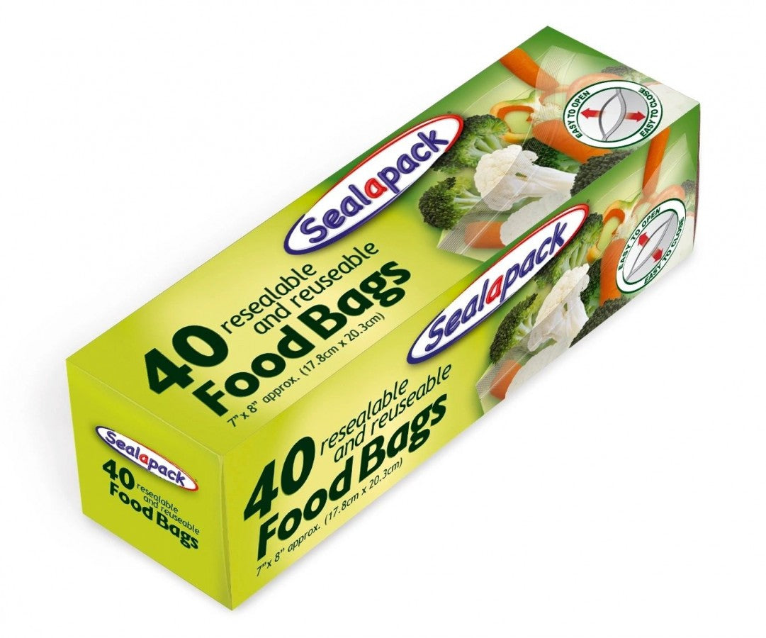 hoSAP1054 12 PACK FOOD BAG 40pk