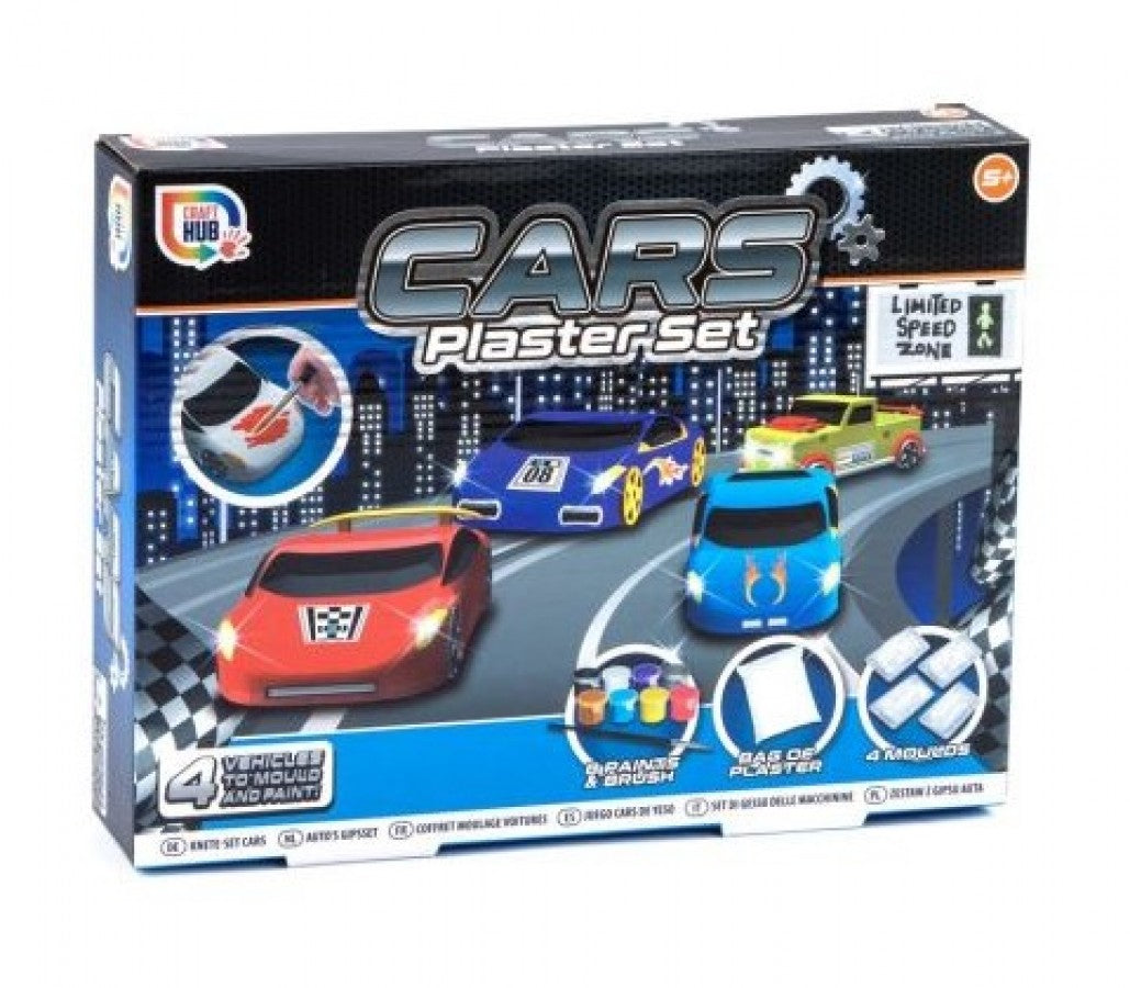 R03-1023 Car Plaster Kit - 4 Mould Designs