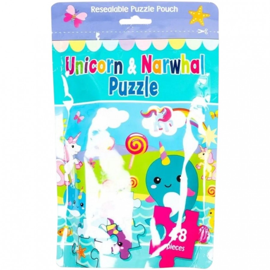 9783150/Nwpz Puzzle Bag Unicorn &amp; Narwhal