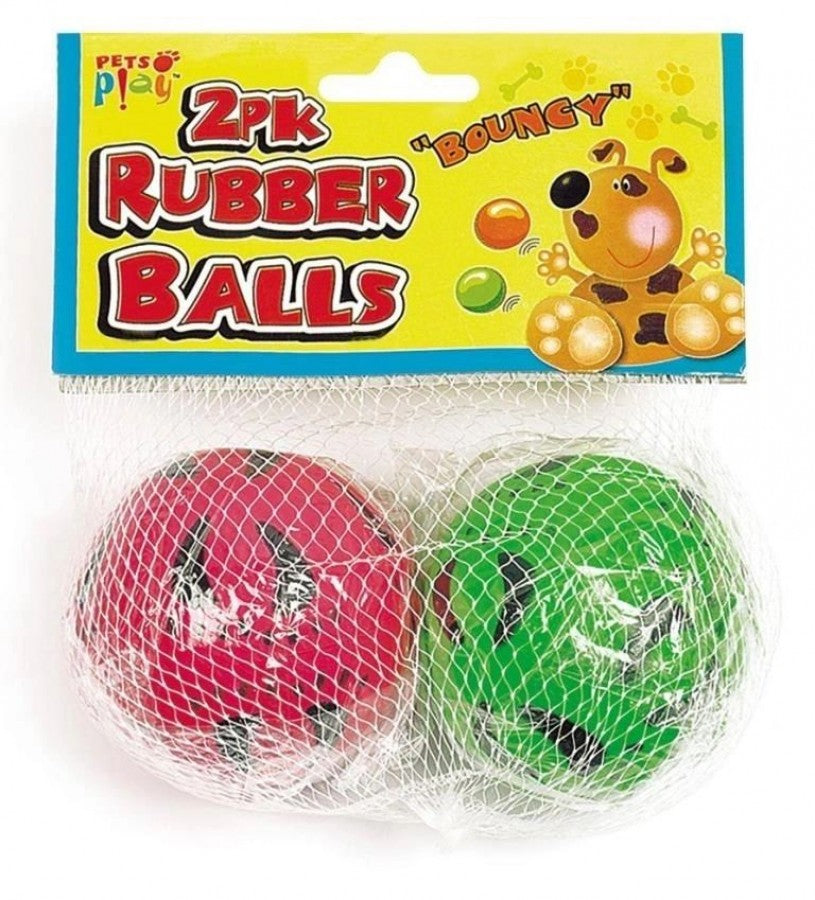 PAP1038 12 PACK RUBBER BALLS 2PK