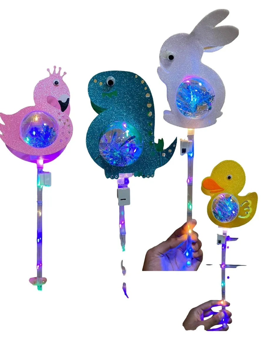 GT-641 Light Up Animal Mixed Designs (Pack Of 10)