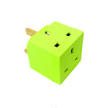 Status 2 Way Non Fused Adaptor Light Green In Colour CDU Diy Home 8097