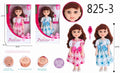 825-3 32cm Sound Singing Girl Doll Assorted Design
