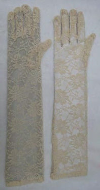 Embodied Cream Colour Gloves