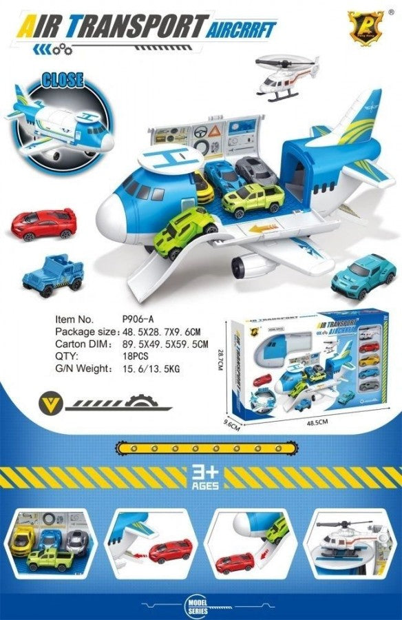 P906-A Air Transport Aircraft Storage Plane With Vehicles