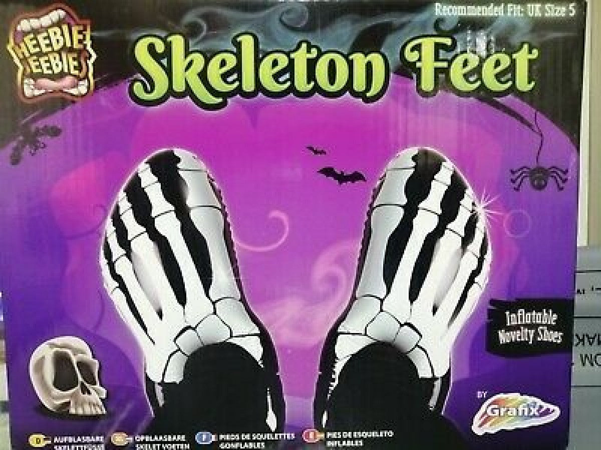 Inflatable SKELETON FEET R01-0428