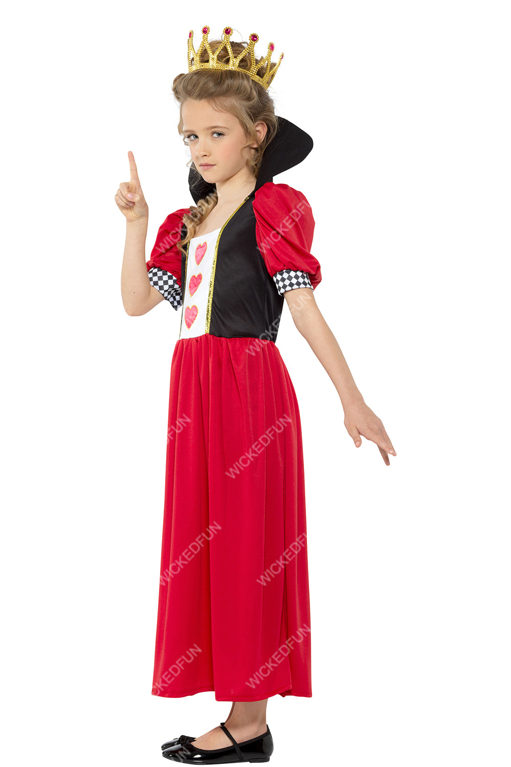 Wickedfun Fairytale Queen Of Hearts Costume