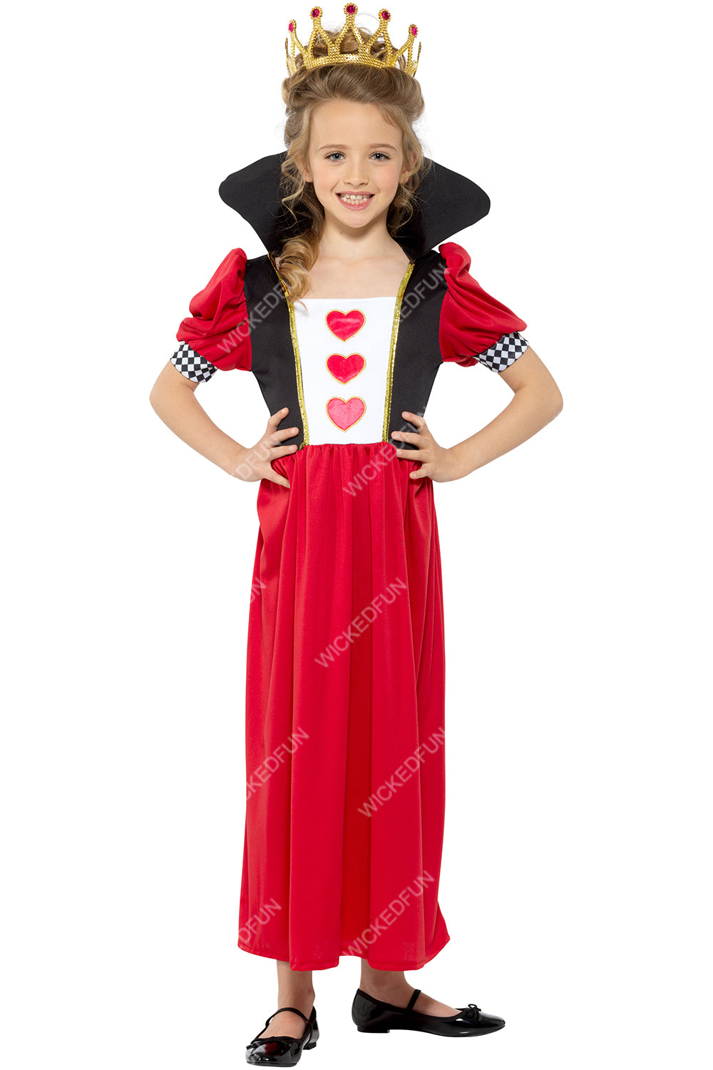 Wickedfun Fairytale Queen Of Hearts Costume