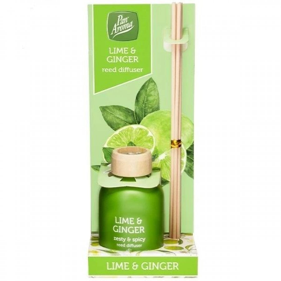 PAN0492 x24 50ML REED DIFFUSER - LIME &amp; GINGER