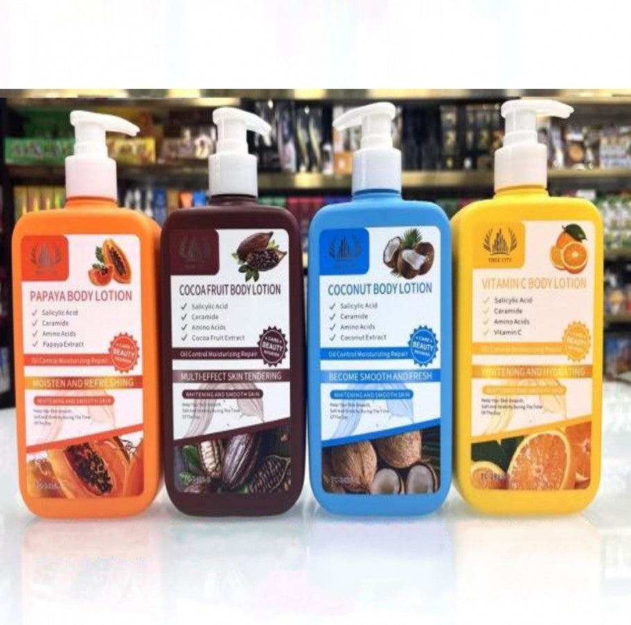 0805-31101 Body Lotion Set | Papaya, Cocoa Fruit, Coconut & Vitamin C | Multi-Effect Skin Care TC-2435-C