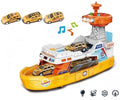 JS160B Yellow Coast Guard Boat With Lights &amp; Sound