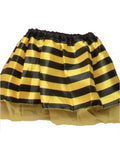 Girls Bumble Bee Satin TuTu with Yellow Net Underlayer