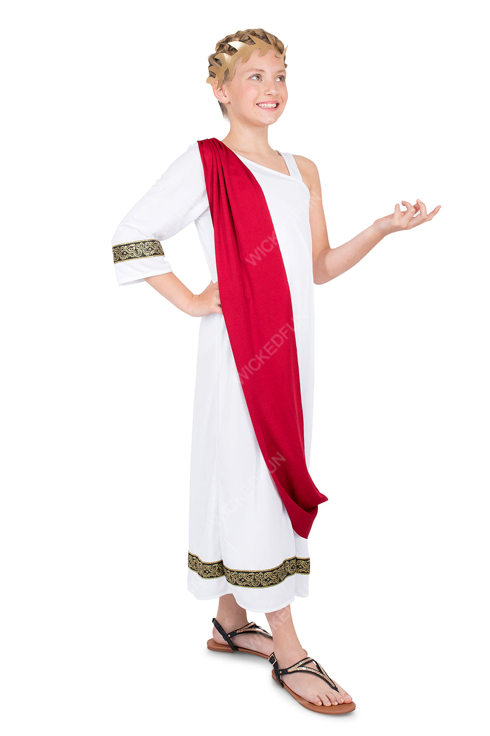 Wickedfun Girls Roman Emperess Costume