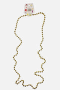 Wickedfun Gold Plastic Beads Necklaces (Approx 48 Inches)