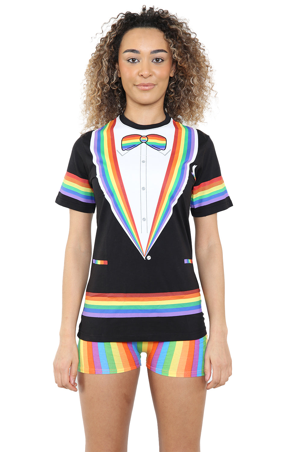 Wickedfun Rainbow Printed T-Shirt