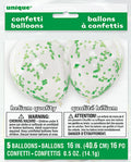 Happy ST Patrick Day Confetti Balloons ( Pack of 5)