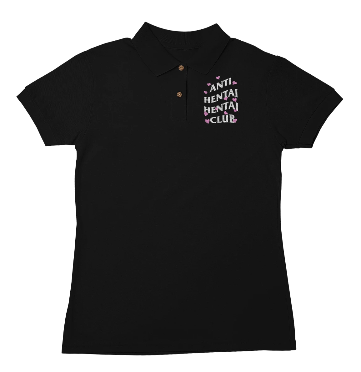 Hentai Club Black Polo Shirt