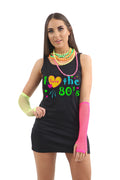 WickedFun I Love The 80s Black Dress