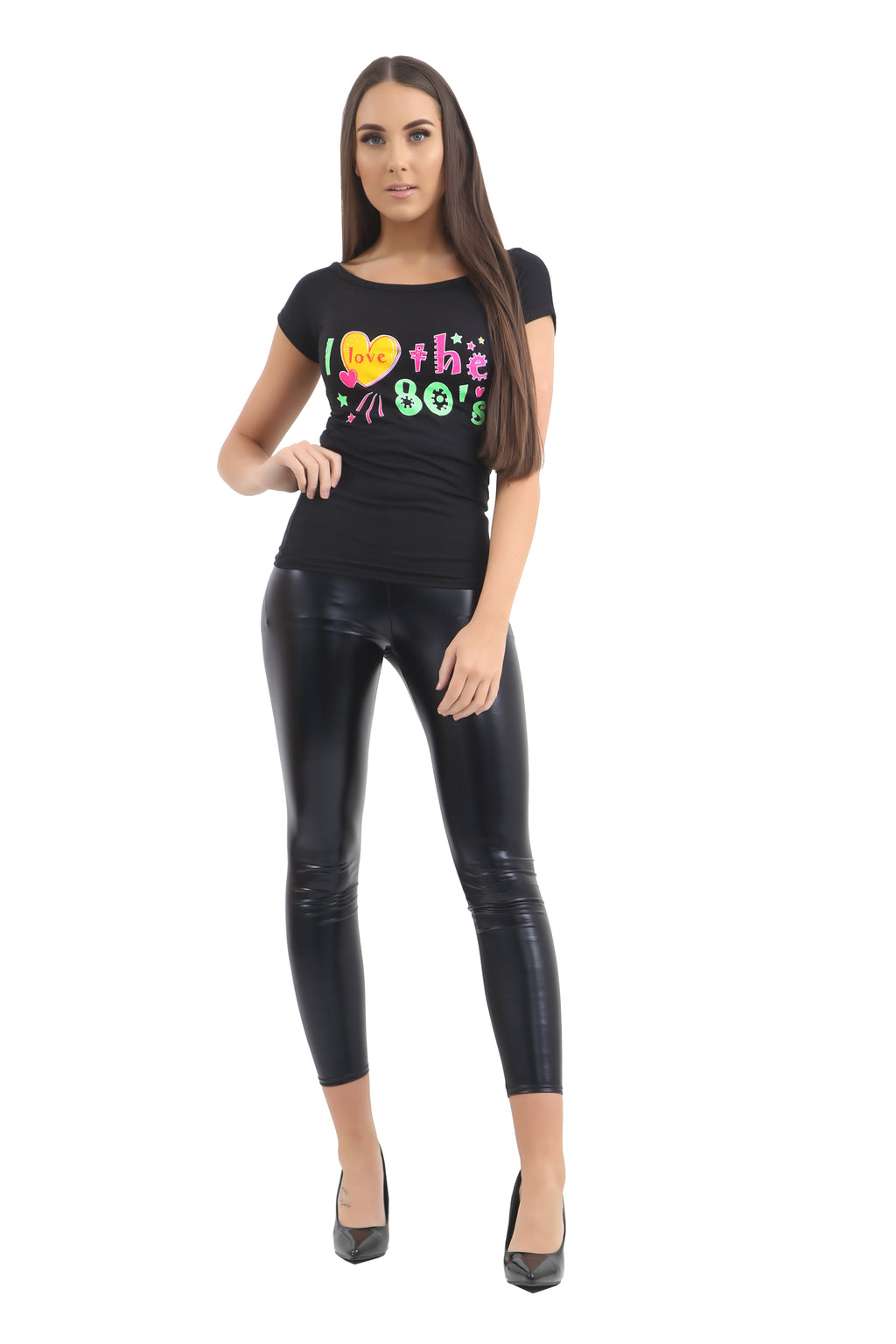 Wickedfun I Love The 80s Black TShirt