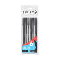 Gel Pens Black Ink 21 x 8 x 0.9cm Pack of 6 P3057