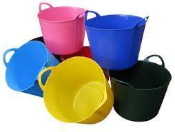 Large Flexi Tub DIY Storage Bucket 42L Assorted Colours LL5142 / 786076