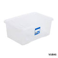 Plastic Storage Box with Wheels 45 Litre ST45 A