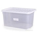 Plastic Storage Box with Lid 28 Litre Assorted Coloured Lids LL5267 / ST28 A
