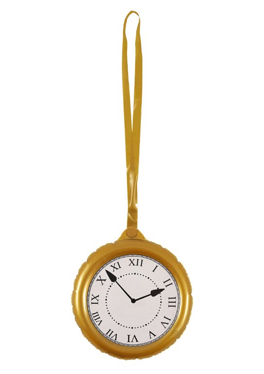 Inflatable Jumbo Clock with necklace 24.5cm